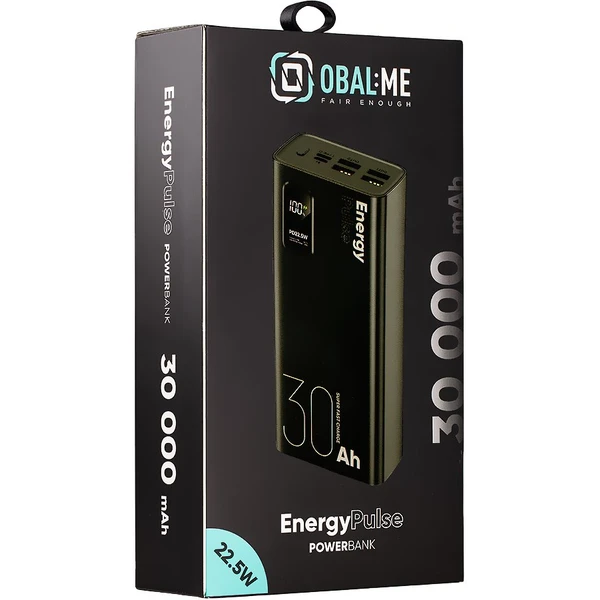 OBAL:ME EnergyPulse Powerbanka 30000mAh (22.5W) černá - Powerbanky - Obrázek cf49ec6a67664df19d02598673365351