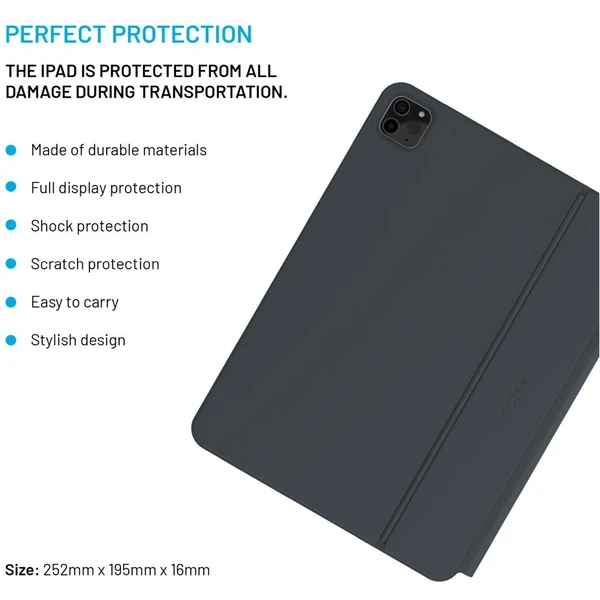 FIXED Typee pouzdro s bezdrátovou klávesnicí iPad Pro 11" (18-22)/iPad Air 11" (20-26), CZ, černá - Pouzdra s klávesnicí - Obrázek cf6a709c62554a44a444bef68bdffe6e