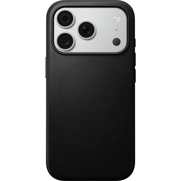Nomad Modern Leather MagSafe kožený kryt iPhone 17 Pro/18 Pro Black - Pouzdra - Obrázek cf716f919fa4467ab977ac6b791b4640