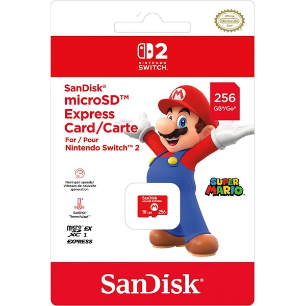 SanDisk Nintendo Switch 2 microSDXC 256GB - Paměťové karty - Obrázek cf85aec9cdf84a64997b7704ea5f0e35