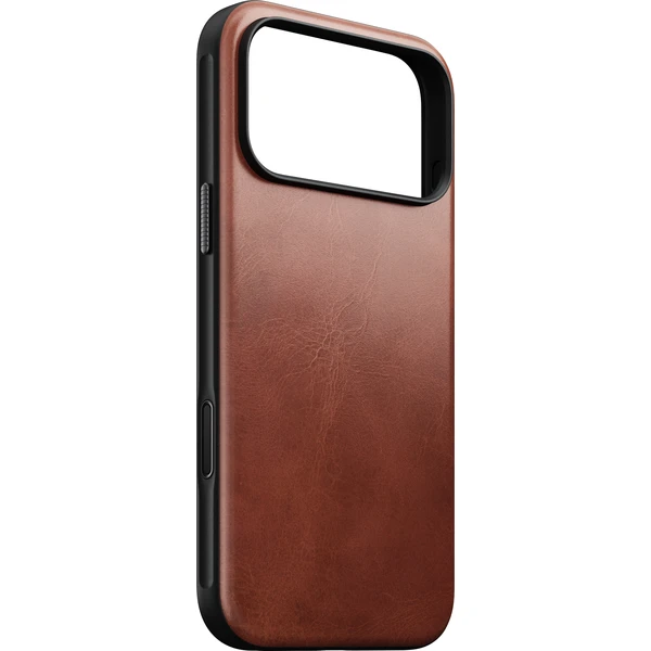 Nomad Modern Leather (Horween) MagSafe kožený kryt iPhone 17 Pro Max/18 Pro Max Olde Dublin - Pouzdra - Obrázek cf916d21809747beb8dd3fd14fc299bc
