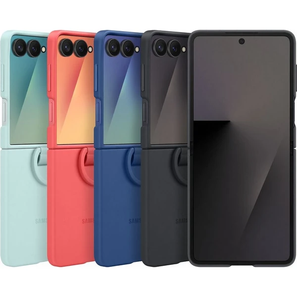 Samsung Ring Silicone Case ochranný kryt Galaxy Z Flip7 mentolově zelený - Pouzdra - Obrázek cfada9f7fd104c3abcf5984adf317d3c