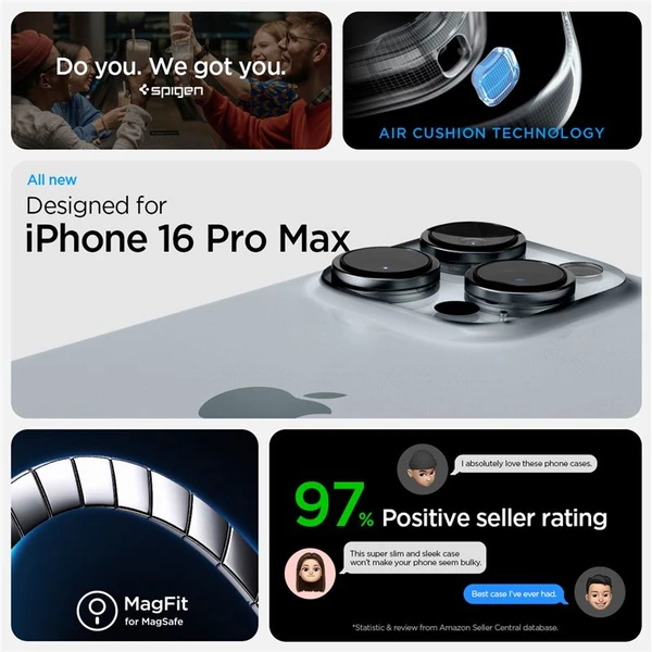 Spigen Tough Armor MagSafe kryt iPhone 16 Pro Max frost black - Pouzdra - Obrázek cfb3a5e006bb442990b67d9ef9069a76
