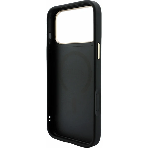 Guess PU Leather 4G Gold Frame Embossed MagSafe kryt iPhone 18 Pro Max černý - Pouzdra - Obrázek cfda61c63b8d4ed6a9a176f446bced21