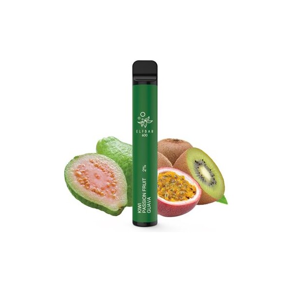 Elfbar 600 Disposable Pod Kit Kiwi Passion Fruit Guava