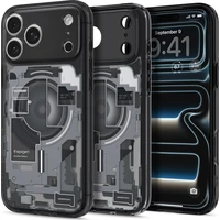 Spigen Ultra Hybrid MagSafe kryt iPhone 18 Pro/17 Pro zero one black - Pouzdra