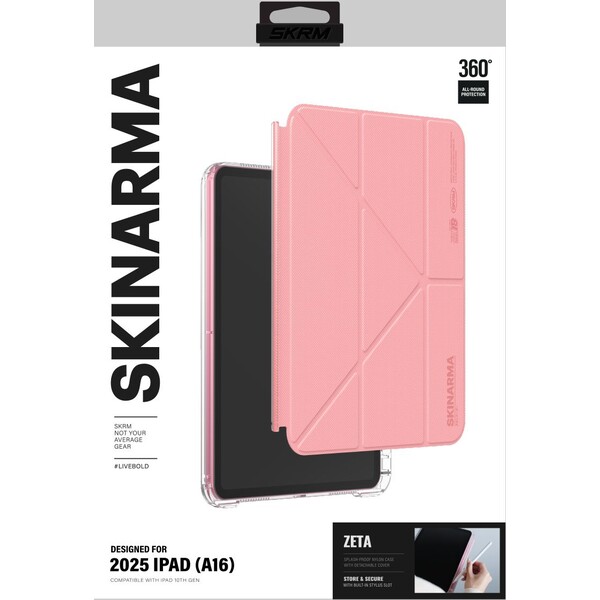 SKINARMA Zeta pouzdro pro iPad 11" (2025) Pink - Pouzdra - Obrázek d0252c38488e4630bd756ca83aadd722