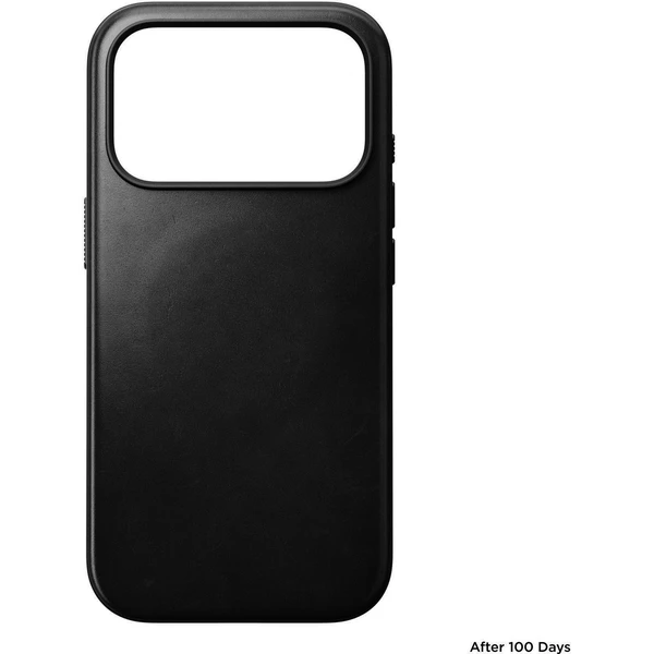 Nomad Modern Leather (Horween) MagSafe kožený kryt iPhone 18 Pro Black - Pouzdra - Obrázek d02c0b8604154d84a486a6fbd2f55158