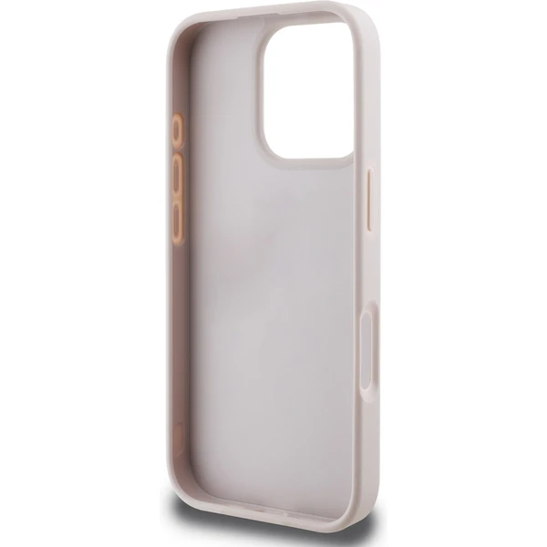 Guess PU 4G Strass Triangle Metal Logo kryt pro iPhone 16 Pro růžový - Pouzdra - Obrázek d0323b8efe2b4e3281d22f02bea89a00