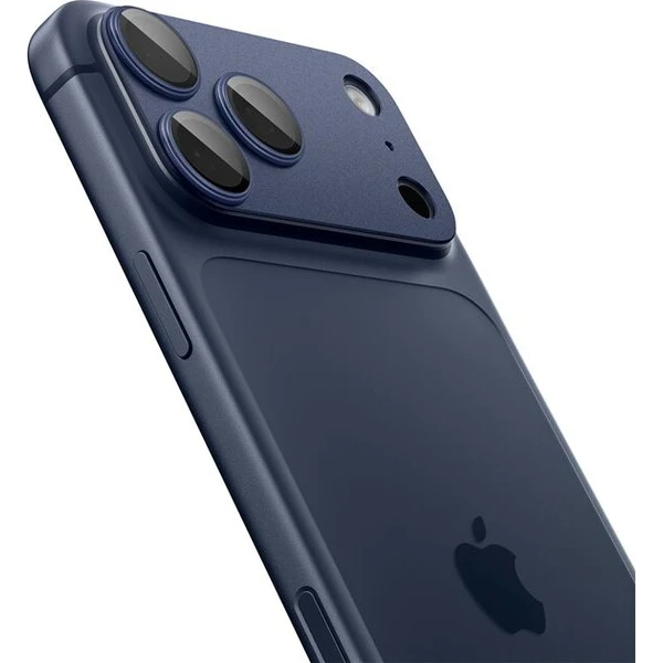Spigen Glass tR EZ Fit Optik Pro XL sklo na fotoaparát iPhone 17 Pro Max tmavě modré - Ochranné folie a skla - Obrázek d03808b7362e4265a274e9b39adad5e5