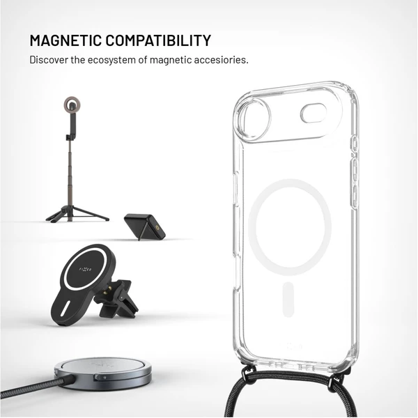 FIXED MagPure Neck kryt s černou šňůrkou na krk pro Apple iPhone Air - Pouzdra - Obrázek d03bcf376e1f44fa80ba844d2a1e240d