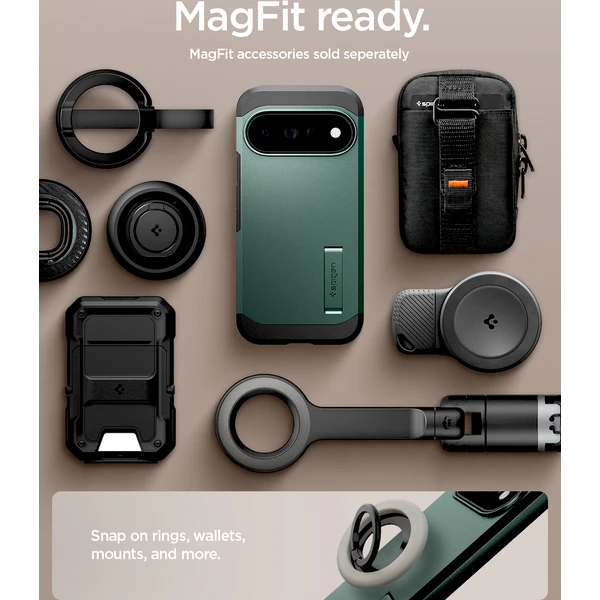Spigen Tough Armor MagSafe kryt Google Pixel 11 Pro abyss green - Pouzdra - Obrázek d043b0d22163431a910278d7f7c67f4d