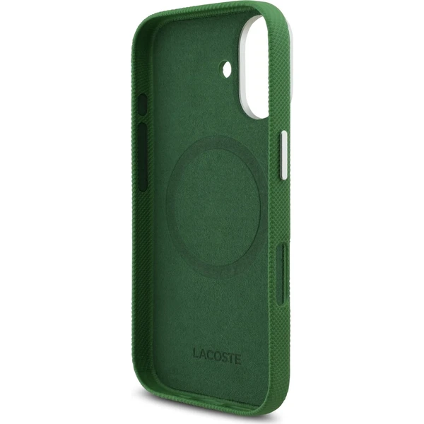Lacoste Iconic Petit Pique Metal Logo MagSafe kryt iPhone 17 zelený - Pouzdra - Obrázek d05fff175fec41309b204afaf1b36bcf
