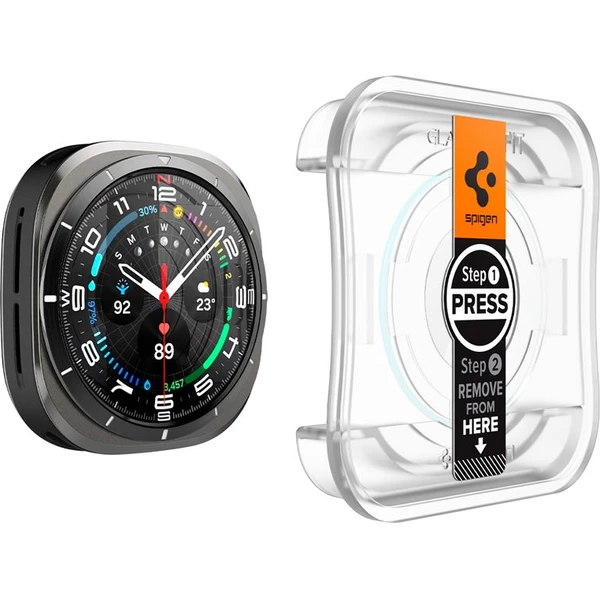 Spigen Glass tR EZ Fit sklo Samsung Galaxy Watch Ultra čiré (2 ks) - Ochranné folie a skla - Obrázek d0720b686edc4d66897fc99ee1153726