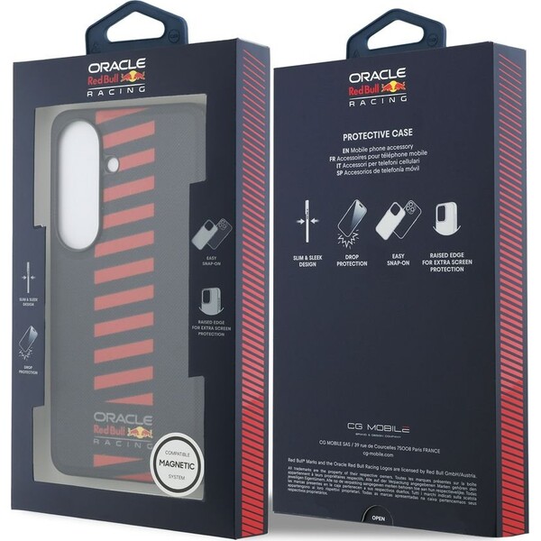 Oracle Red Bull Racing PU Leather Meshed Powerbar Magnetic kryt Samsung Galaxy S26 modrý - Pouzdra - Obrázek d0828558b9b9441aa37d8e3487e04aa4
