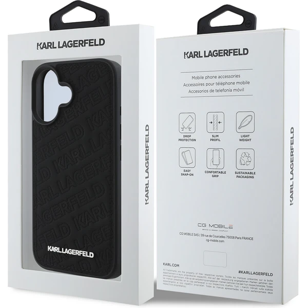 Karl Lagerfeld PU Quilted Pattern kryt pro iPhone 16 černý - Pouzdra - Obrázek d0b0d1e0dade4fdcafb8945046c268dd
