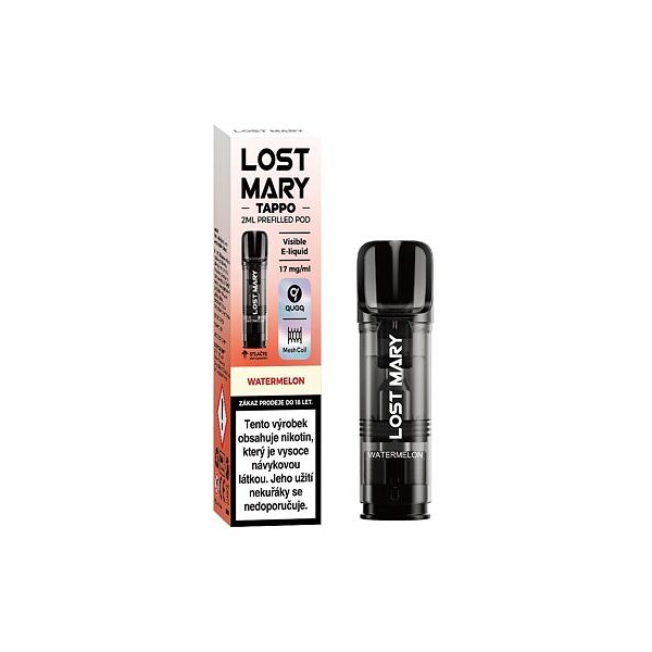 Lost Mary TAPPO předplněná kapsle Watermelon 1ks (17mg)
