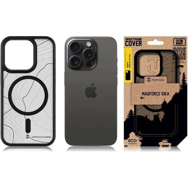 Tactical MagForce Hyperstealth Sika kryt iPhone 15 Pro Asphalt - Pouzdra - Obrázek d10ef3df6b2f40b585f60d431fee78f6