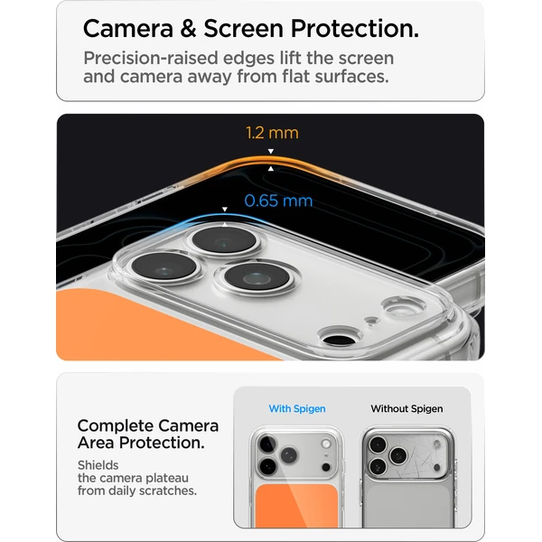 Spigen Ultra Hybrid T MagSafe kryt iPhone 18 Pro/17 Pro glossy orange - Pouzdra - Obrázek d112abb56a6145acbb4317a4ab81b09b