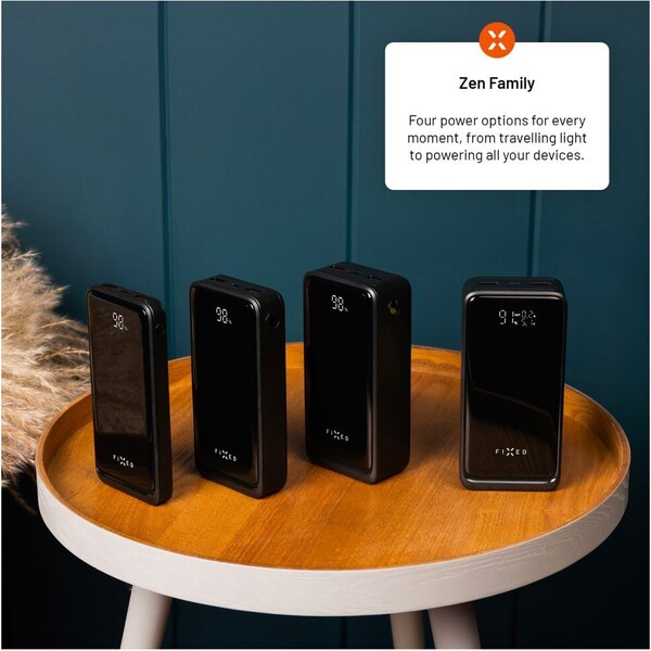 FIXED Zen2 10 powerbanka s LCD displejem a PD 20W, 10 000 mAh, černá - Powerbanky - Obrázek d116a3dc1ae84e769cce9f0ecf790b70