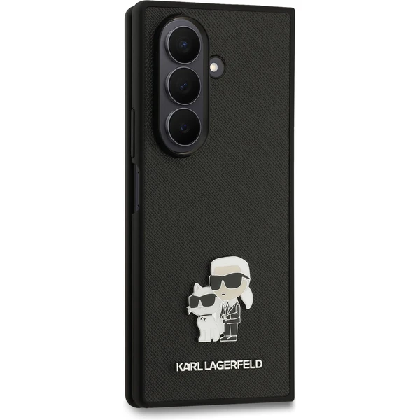 Karl Lagerfeld PU Saffiano Karl and Choupette kryt Samsung Galaxy Z Fold 7 černý - Pouzdra - Obrázek d12694f53aa84eaf86347387d3bb91e9