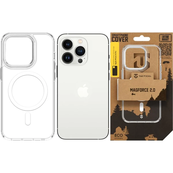 Tactical MagForce 2.0 MagSafe kryt Apple iPhone 14 Pro stříbrný - Pouzdra - Obrázek d148716e862b462aa9cc6f1581fb17d0