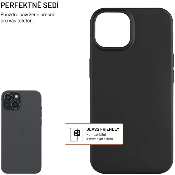 FIXED ReStory TPU recyklovaný kryt Apple iPhone 15 černý - Pouzdra - Obrázek d1584d16a6a1482f84a12a1014ce85f1