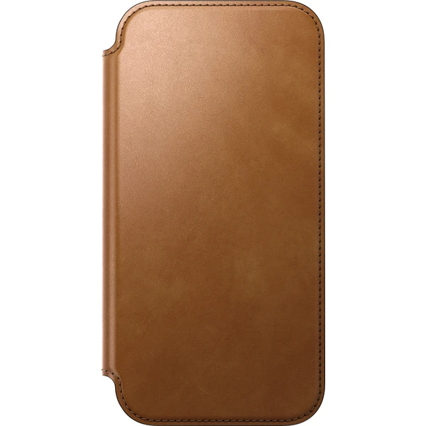 Nomad Modern Leather Folio MagSafe kožené pouzdro iPhone 17 Pro Max/18 Pro Max English Tan - Pouzdra - Obrázek d15ff3d097834670a4bb29a4bf94f7e8