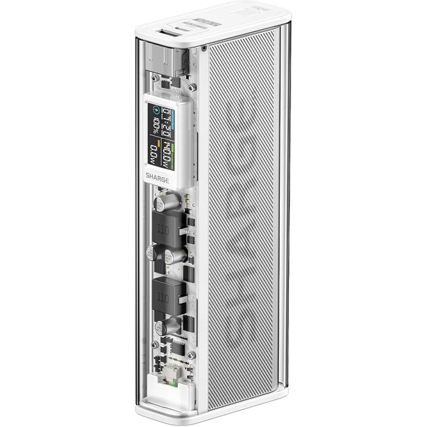 SHARGE Shargeek 140W powerbanka, 20000 mAh, LCD, stříbrná - Powerbanky - Obrázek d18a27b410234acf8190d9bf7332ccce