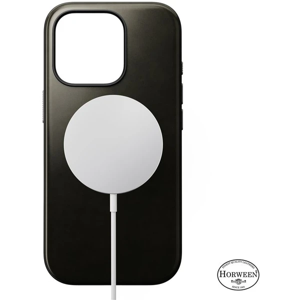 Nomad Modern Leather Case MagSafe kryt iPhone 16 Pro zelený chromovaný - Pouzdra - Obrázek d1ad2f723a504fa498c50e90b86997e2