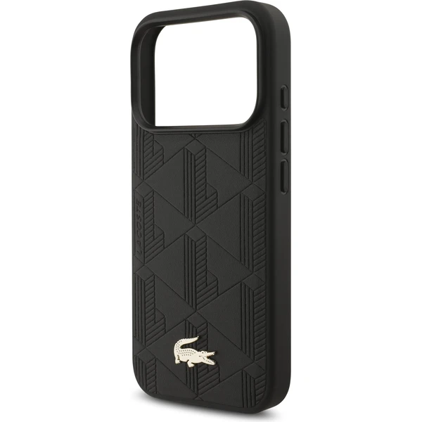 Lacoste PU Nomogramme Gold Logo MagSafe kryt iPhone 17 Pro černý - Pouzdra - Obrázek d1b08fb218574af9a9a3ebe406151f1e