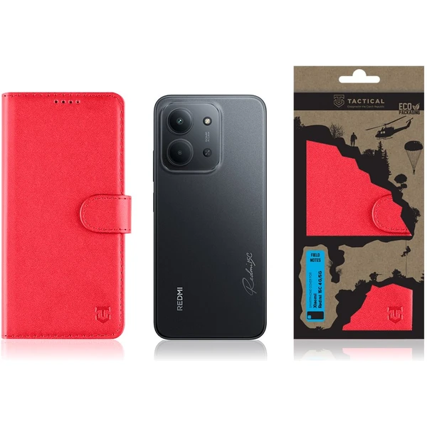 Tactical Field Notes pouzdro Xiaomi Redmi 15C 4G/5G červené - Pouzdra - Obrázek d1bc137d6b3747ce8dc053f10cbd2e1c