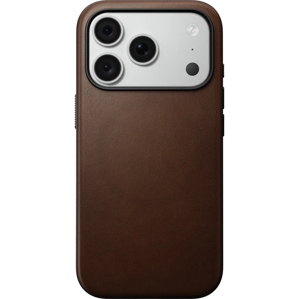 Nomad Modern Leather MagSafe kožený kryt iPhone 17 Pro/18 Pro Brown - Pouzdra - Obrázek d1cb9493af564993a4ee7a5a61a2129b