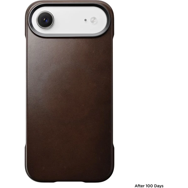Nomad Traditional Leather Case (Horween) MagSafe kožený kryt iPhone Air Rustic Brown - Pouzdra - Obrázek d1d3b7668e8e4321a6a42573a96c6512