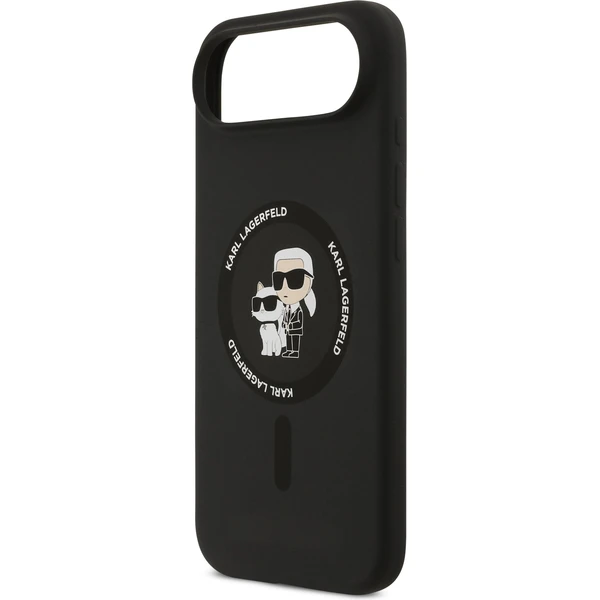 Karl Lagerfeld Liquid Silicone Karl and Choupette MagSafe kryt iPhone Air černý - Pouzdra - Obrázek d1deb388564d4f97ac0c2663446863f8