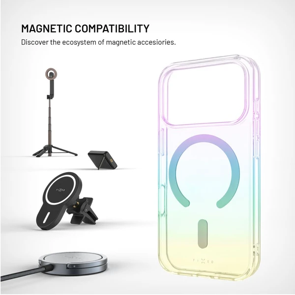 FIXED MagRainbow kryt s MagSafe Apple iPhone 17 Pro duhový - Pouzdra - Obrázek d1f582915cb44c309a1bcb6f650f0708