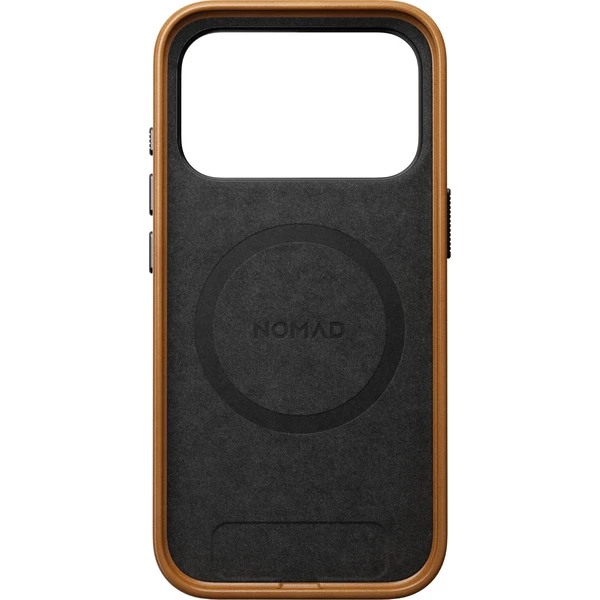 Nomad Traditional Leather MagSafe kožený kryt iPhone 18 Pro English Tan - Pouzdra - Obrázek d1f7254d1fd24395aed04ad4a3c03f75