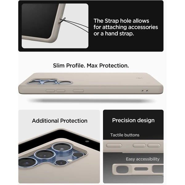 Spigen Silicone Fit MagSafe kryt Samsung Galaxy S25 Ultra přírodní titan - Pouzdra - Obrázek d1fba7deff674e3eae9af5b5133b87e3