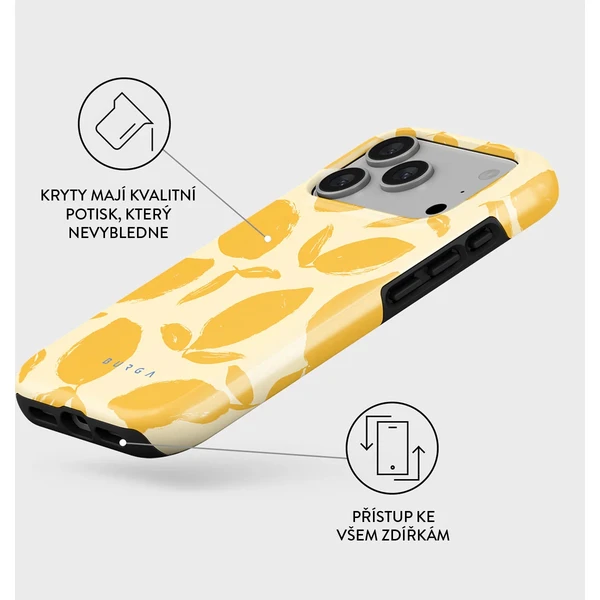 Burga Tough MagSafe kryt iPhone 17 Pro Lemon Tart - Pouzdra - Obrázek d22c0be330f04c37ad3e002eb13551e1