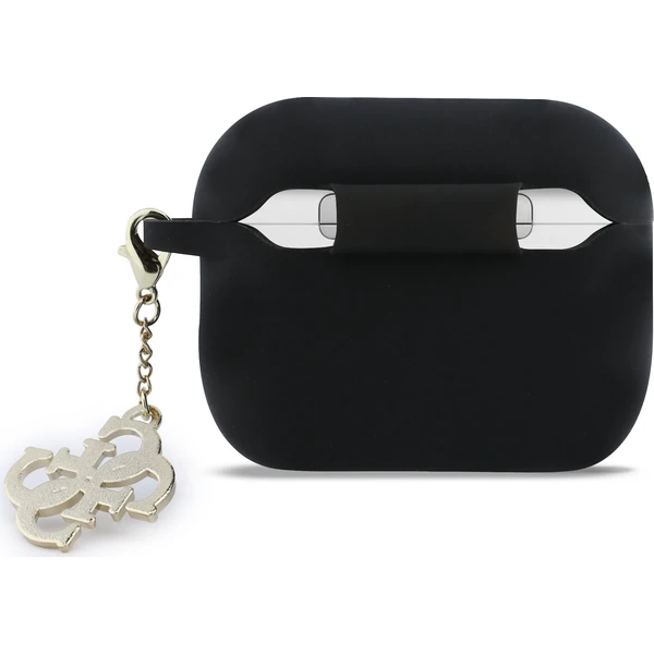 Guess 4G Charm Silikonové pouzdro AirPods Pro 3 černé - Pouzdra - Obrázek d24a620fc5b2499497d5b4696cfcab0a