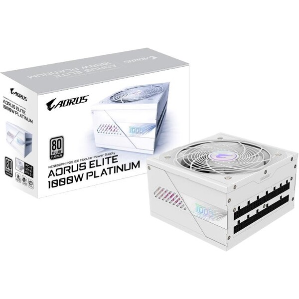 Gigabyte AORUS ELITE P1000W ICE GP-AE1000PM PG5 ICE Bílá