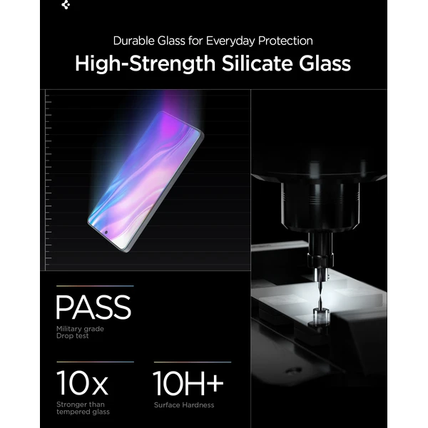 Spigen Glass tR EZ Fit Pro (Anti Reflection) sklo Samsung Galaxy S26 čiré (2 ks) - Ochranné folie a skla - Obrázek d268542f91b249a5a5e443ccffa3d0ab