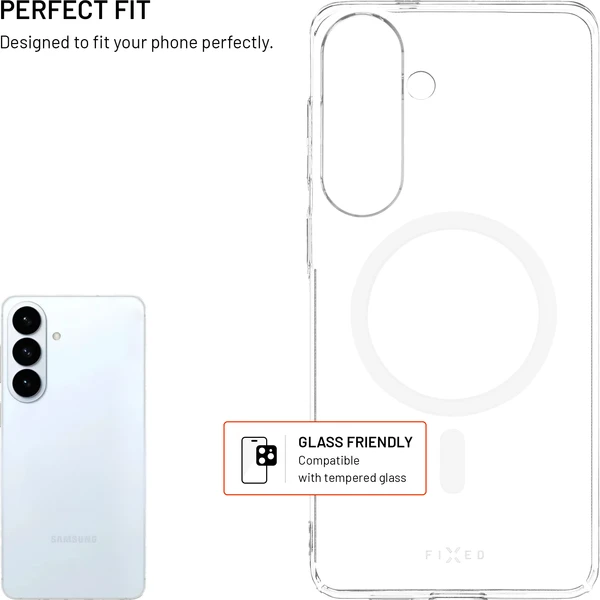 FIXED MagShell ultratenký kryt s MagSafe Samsung Galaxy S26+ čirý - Pouzdra - Obrázek d282ce254d06446e9723dfb262af50bb
