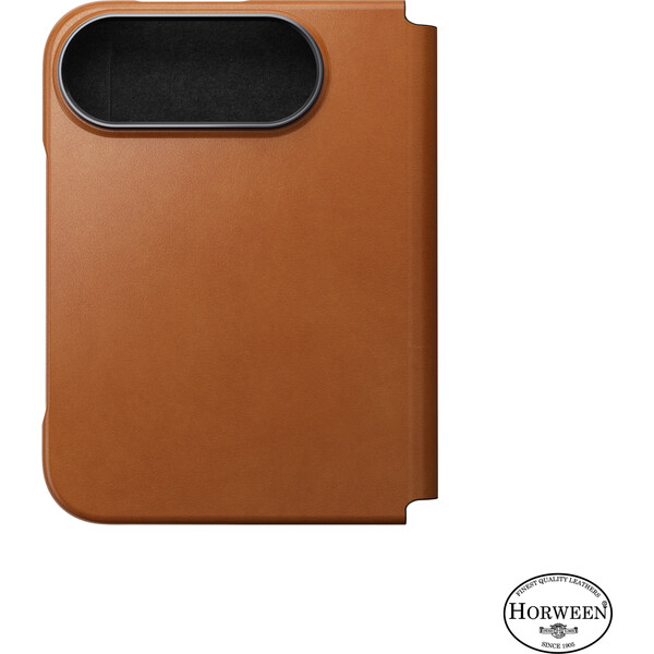 Nomad Traditional Leather Folio (Horween) MagSafe kožené pouzdro iPhone Duo sedlová hnědá - Pouzdra - Obrázek d28a065a9d6043ea98f4c52581da6343