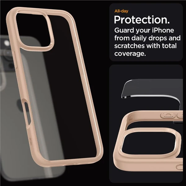 Spigen Ultra Hybrid kryt iPhone 16 Pro Max rose titanium - Pouzdra - Obrázek d2a670a6423140b686da1279bc48ead6