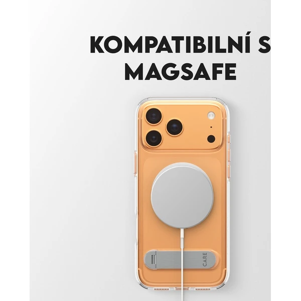 PanzerGlass® CARE Kickstand kryt s MagSafe Apple iPhone 17 Pro Max stříbrný/bílý - Pouzdra - Obrázek d2ad98aeb688439e8b9da2aca37427f1