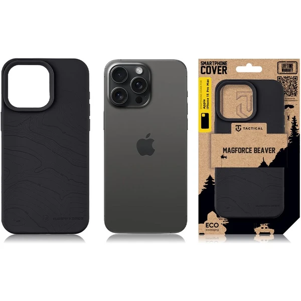 Tactical MagForce Beaver Kryt s MagSafe pro iPhone 15 Pro Max Asphalt - Pouzdra - Obrázek d2b40caef4ca437cba5e59d963a76588