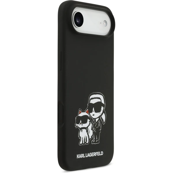 Karl Lagerfeld Liquid Silicone K&CH Sketch MagSafe kryt iPhone Air černý - Pouzdra - Obrázek d2d4132a76b545fdbb4471961bdaf7a1