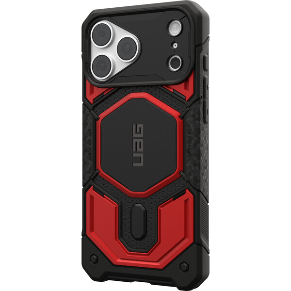 UAG Monarch Pro MagSafe kryt iPhone 18 Pro Max/17 Pro Max černý/červený - Pouzdra - Obrázek d2fe3f5d220b4121ae73ff8037303260