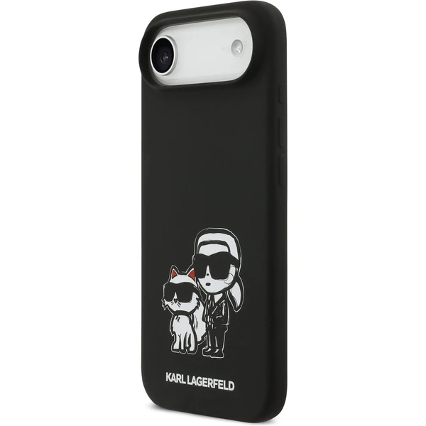 Karl Lagerfeld Liquid Silicone K&CH Sketch MagSafe kryt iPhone Air černý - Pouzdra - Obrázek d303f84f930d43e6a77828788dc7af04